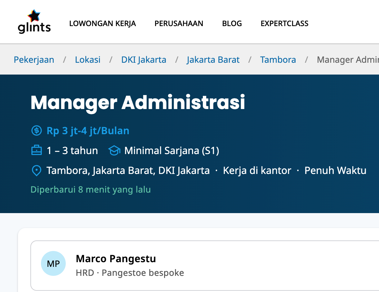 Gambar dari Manager Administrasi